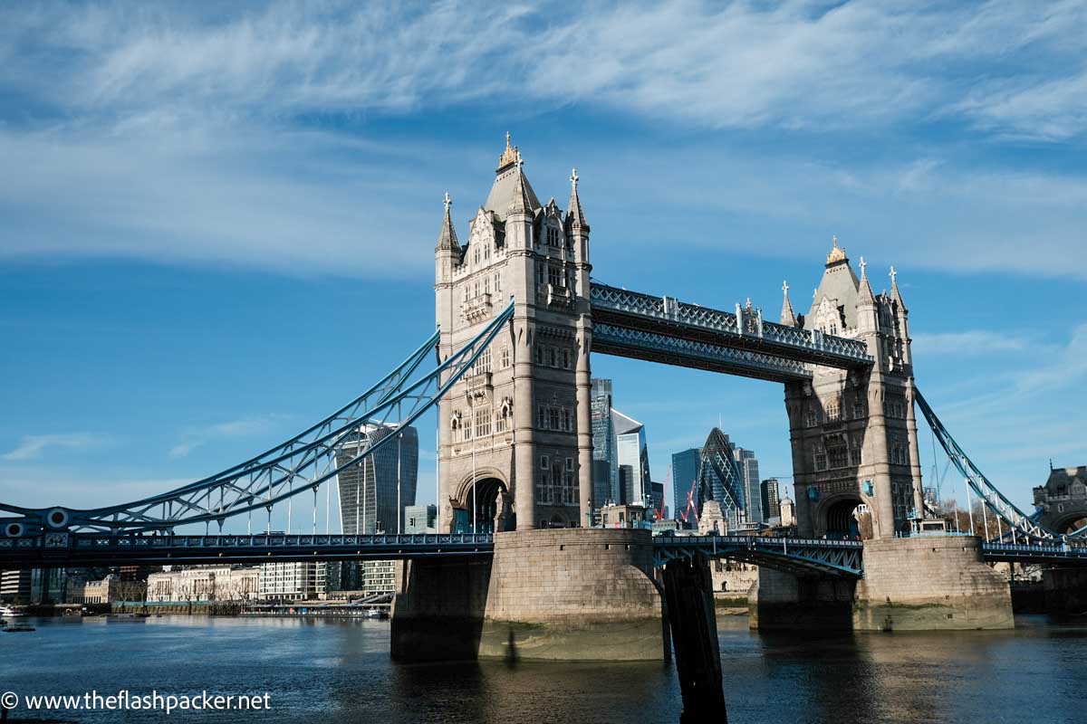 England 34 the castle-like tower bridge in london