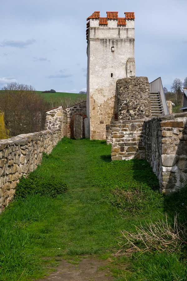 bastion and remnants of bardejov's defensive walls