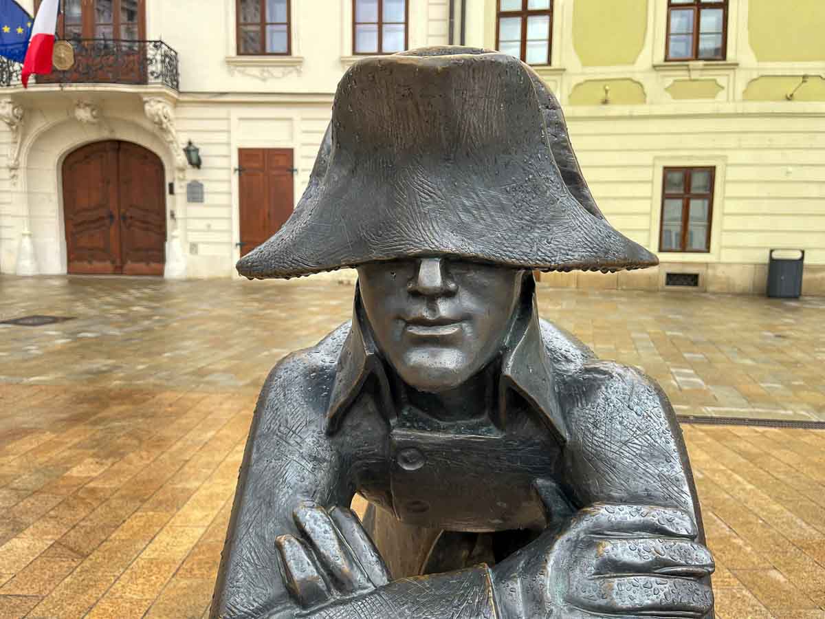 One Day in Bratislava: An Itinerary You’ll Want to Steal 1 bronze sculpture os a napoleonic soldier