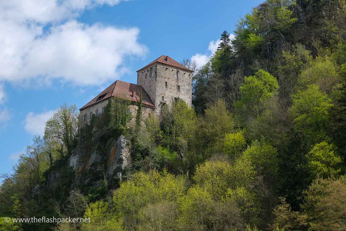 krampelstein castle on a hill