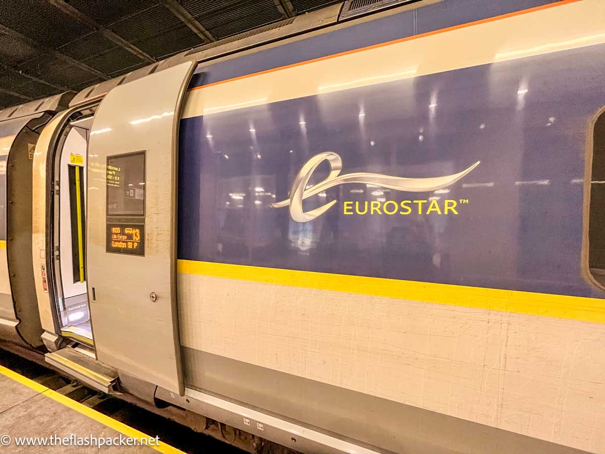 Eurostar Standard Vs Plus: Is an Upgrade Worth it in 2025? 1 exterior of eurostar train carriage at station
