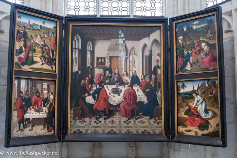 painting of the last supper by Dirk Bouts