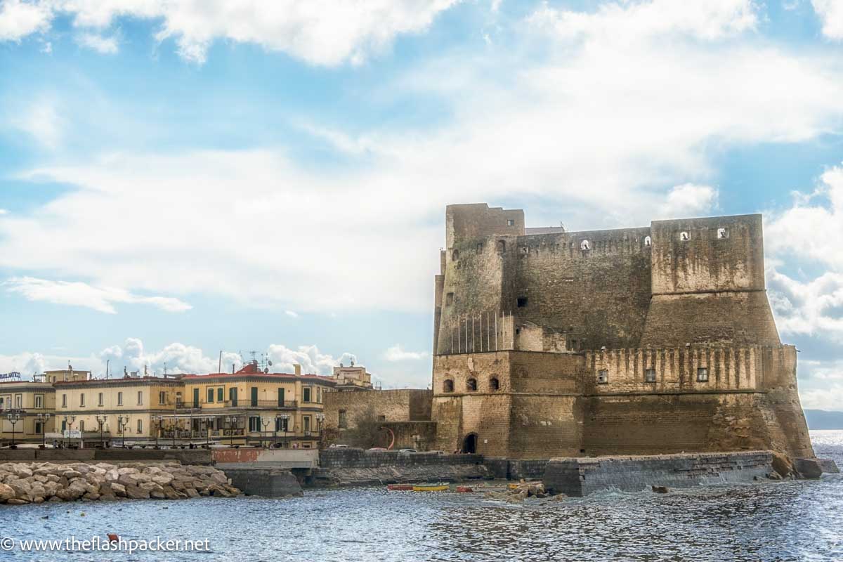 old castle by sea
