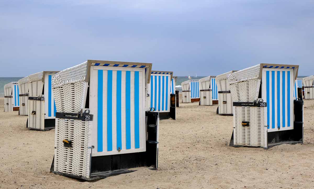 A Perfect Day in Warnemünde & Rostock on a Cruise 1 distinctive beach chairs seen in a day in warnemunde germany